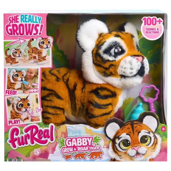 FurReal Gabby the Grow & Roar Tiger интерактивная мягкая игрушка