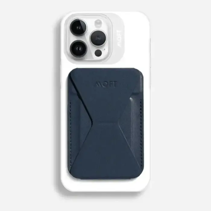 Moft X Mini lipni piniginė ir telefono stovas Deep Blue