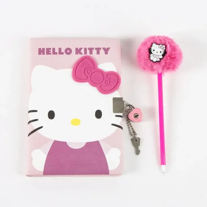 Hello Kitty päevik + pliiats
