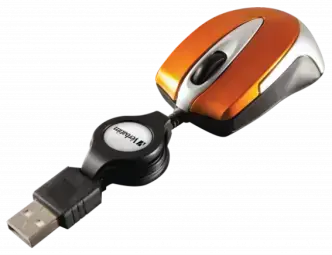 Verbatim Go Mini Optical Mouse – Volcanic Orange