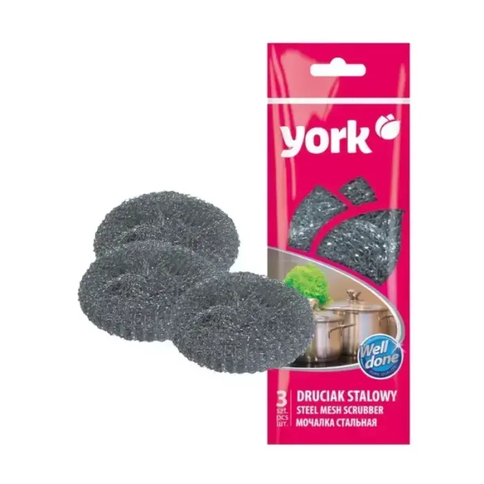 Plieninė tinklinė šveistukė, 3 vnt.