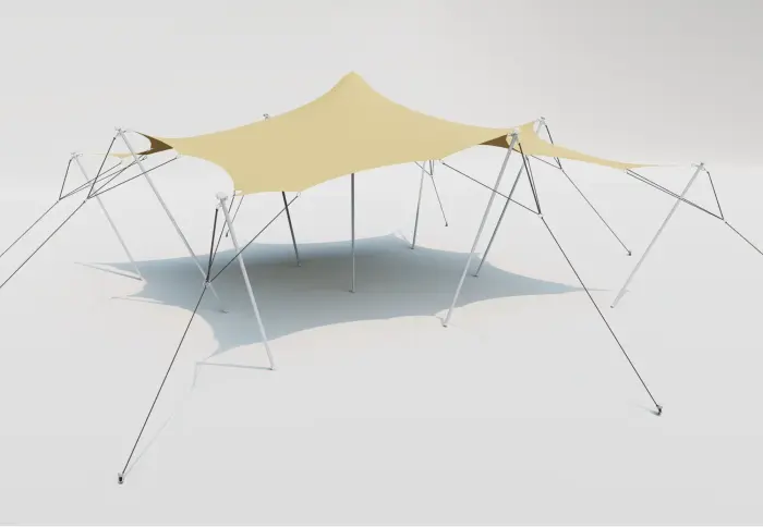 CanvasCamp Veniv telk Q3 - 6 x 6 m