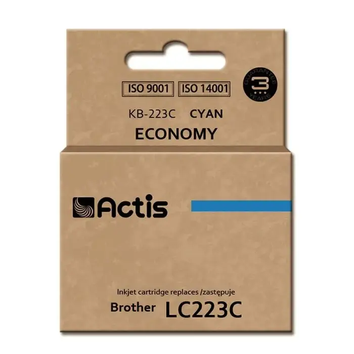 Actis KB-223C tindikassett (asendab Brother LC223C; Standard; 10 ml; sinine)