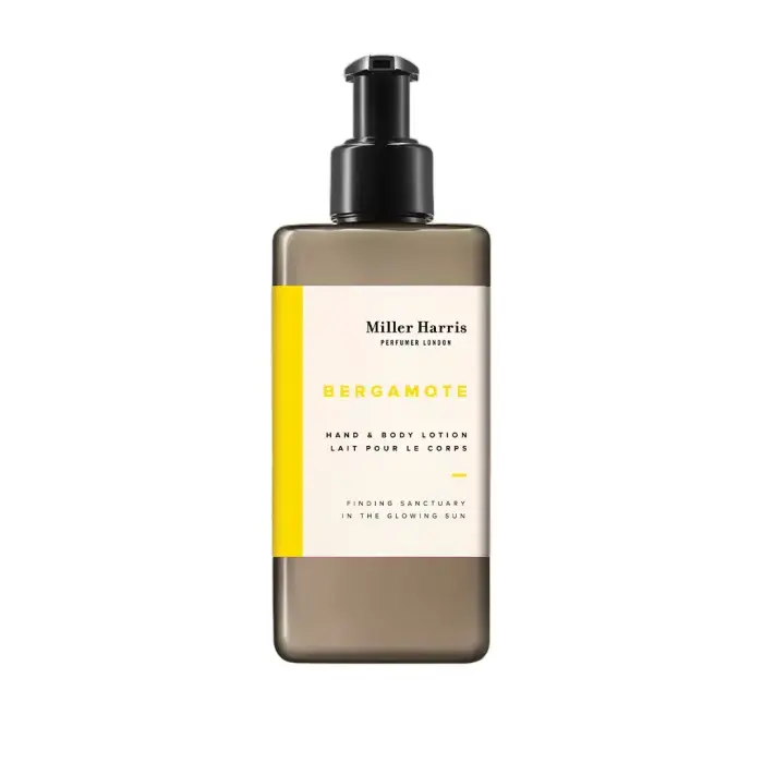 Miller Harris, Reverie De Bergamote, mitrinošs un mīkstinošs, dienai un naktij, ķermeņa losjons, rokām un ķermenim, 300 ml