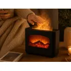 Air humidifier, led fireplace, aromatherapy diffuser, usb, flame effect — Photo 8