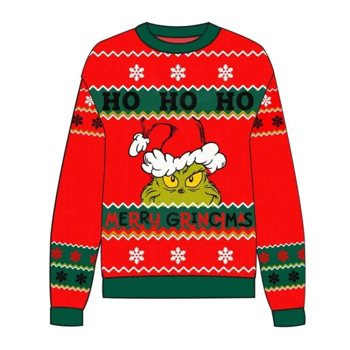 The Grinch adult jumper