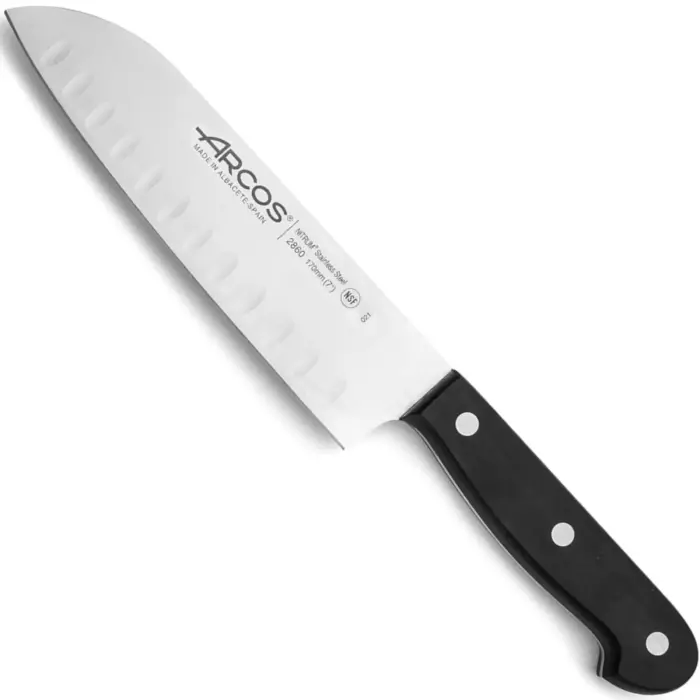 Arcos UNIVERSAL Santoku nuga kullenschliff teraga, 170 mm