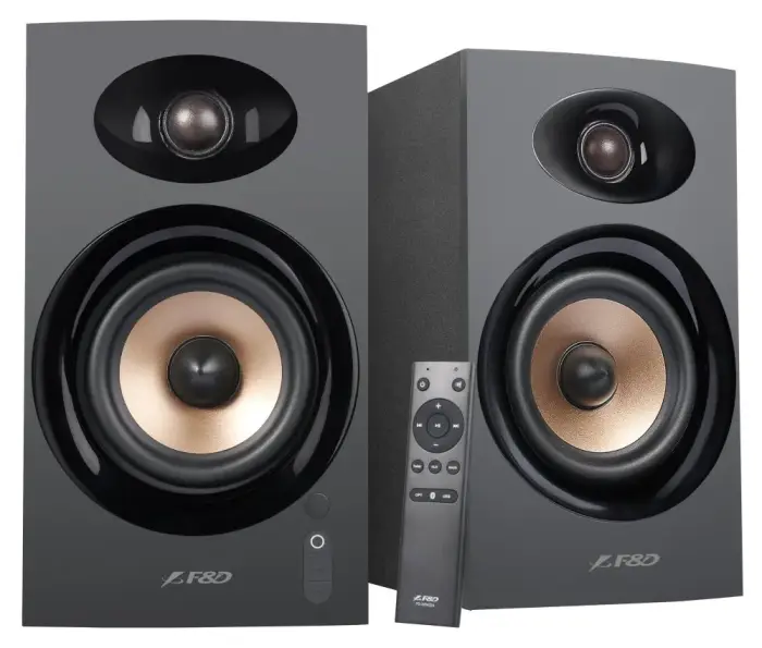 FENDA F&D speakers R23BT/ 2.0/ 40W/ wooden/ BT/ Optical/ USB input/ remote control/ black