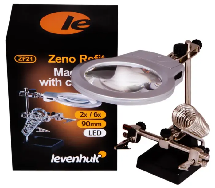 Levenhuk Zeno Refit ZF21 suurendusklaas 2x/6x 90mm