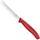 Cheese and sausage knife, length 110/219 mm - red Photo