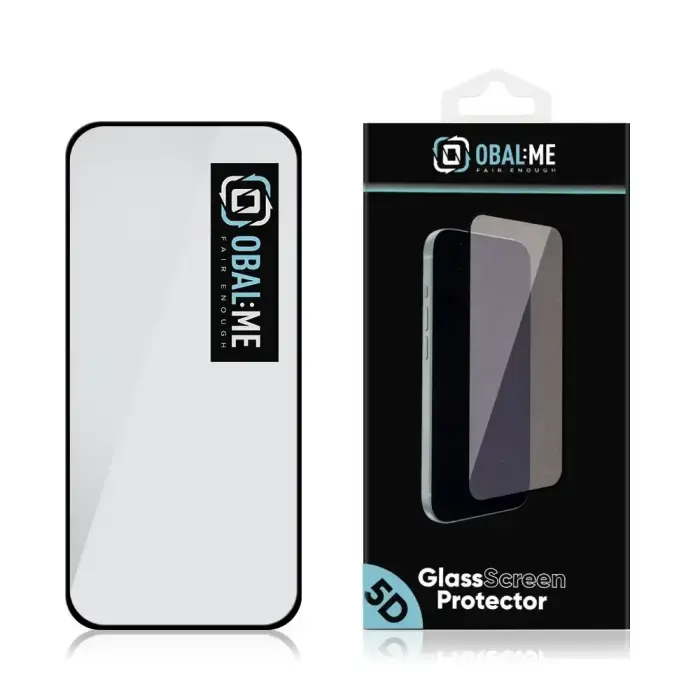 OBAL:ME 5D Glass Screen Protector for Motorola Edge 70 Pro Black