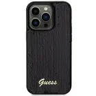 Guess Sequin Script Metal Hardcase for iPhone 13 Pro Max - Black — Photo 3