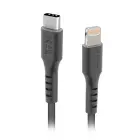 SBS Кабель USB-C - iPhone Lightning 1m - Черный — Фото 1
