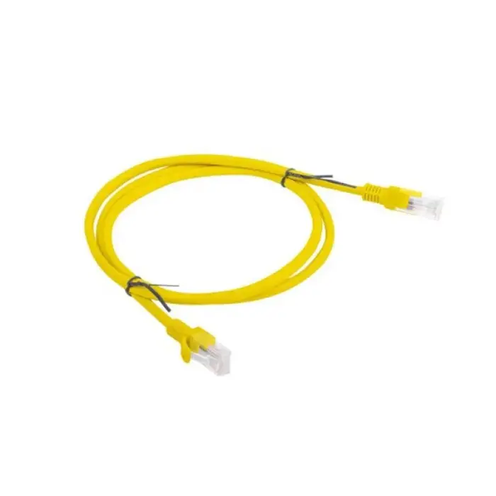 LANBERG Cat6 UTP Patch Cable, 1 m, Yellow