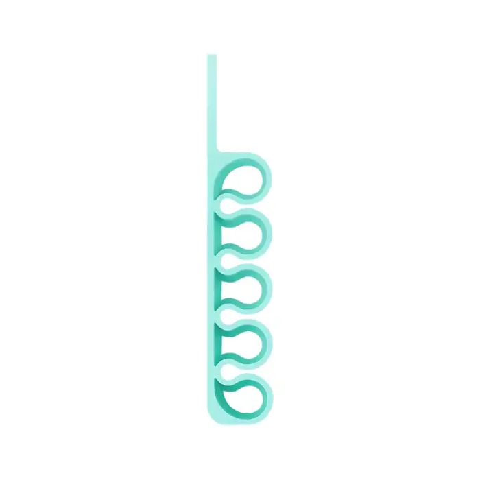 Silicone Desk Organizer for Cables and Pens – Mint