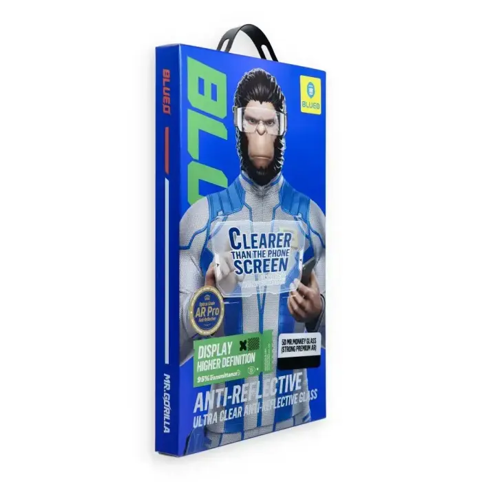5D Mr. Monkey Strong Premium Ultra Clear AR aizsargstikls telefona ekrānam iPhone 18 Pro