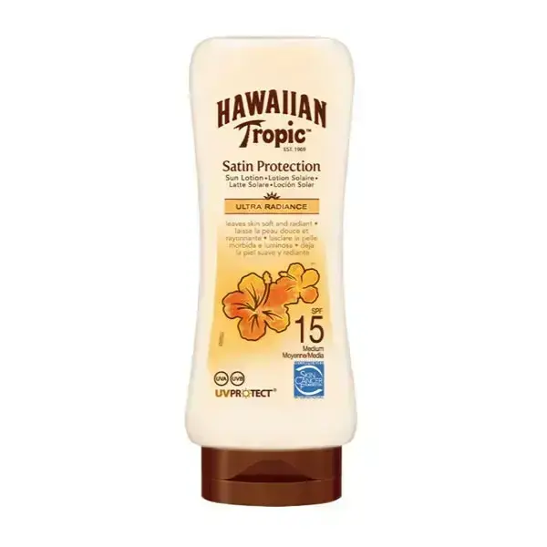 Hawaiian Tropic Satin Protection Ultra Radiance saules losjons SPF15 180ml
