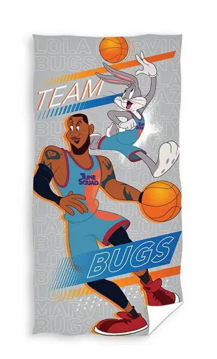Cotton Towel 70x140 cm Bugs Bunny Team Grey