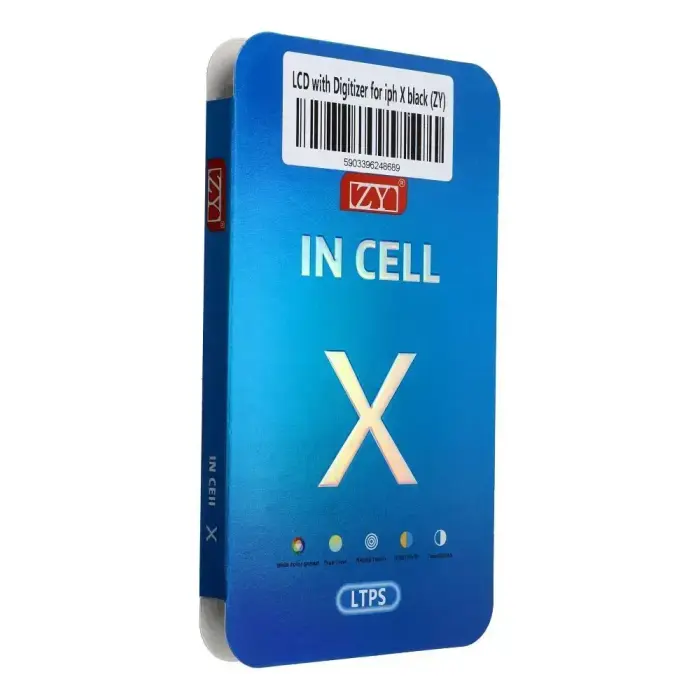 LCD-ekraan iPhone X puutetundliku paneeliga, must (ZY-LTPS)