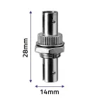 Qoltec Fiber Optic Adapter ST/UPC | Simplex | Multimode — Photo 4