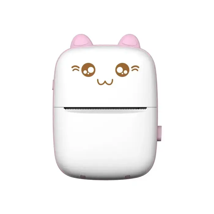HURC9 Bluetooth Thermal Printer Mini Kitty with App - Pink Фото num