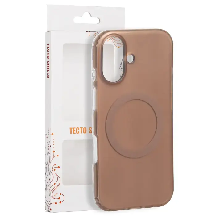 Tecto Shield Mistiq Mag vāks iPhone 17 6.3" brūns