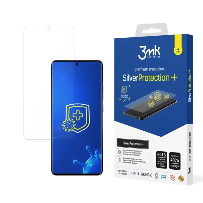3mk SilverProtection+ Antimikrobiāla aizsargplēve Motorola Edge 50 Ultra