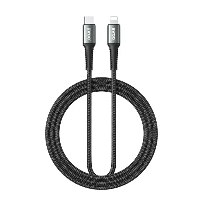 BWOO 30W põimitud USB-C to Lightning kaabel, 3 m