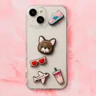 3D Sticker Pink 5pcs set Photo