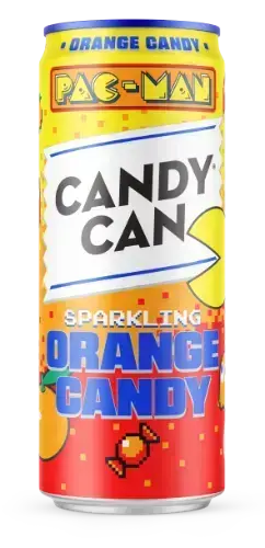 Gāzēts bezalkoholiskais dzēriens CANDY CAN x Pac-Man Orange Candy, 0.33 L (DEP)