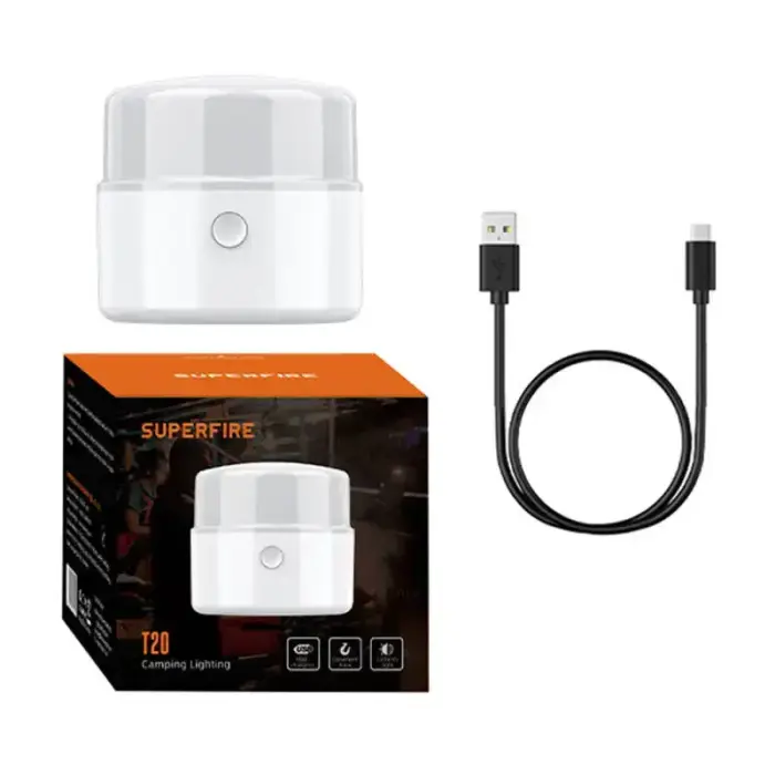 Camping lamp Superfire T20, 180lm, USB Photo