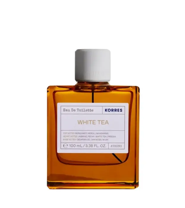 Korres, Baltā tēja, Tualetes ūdens, Unisex, 100 ml
