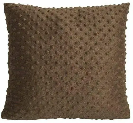 Decorative Pillowcase 40x40 cm Minky Brown 24