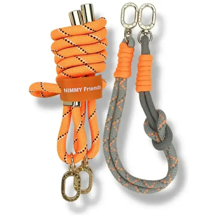 Nimmy Cool&Cute 2.0 Crossbody + Handstrap Set – Orange/Grey