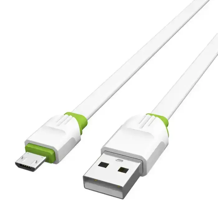 LDNIO LS34 Data and Charging Cable | USB-A to Micro-USB | 12W | 1m | White