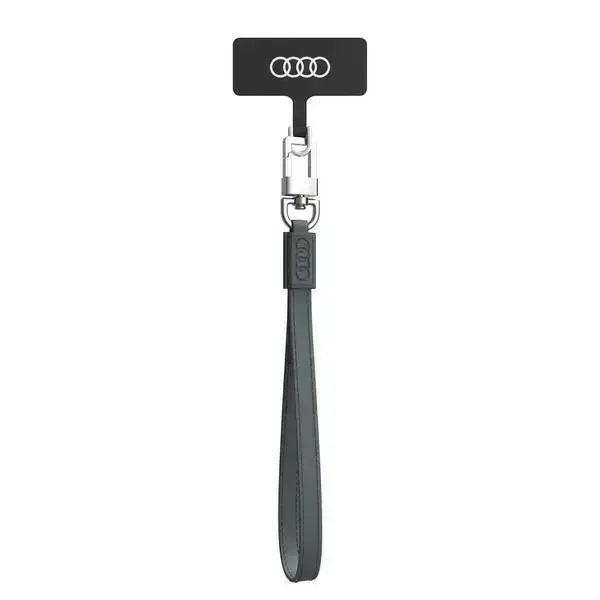 Audi Universal Phone Lanyard 28cm 10mm Leather – Grey