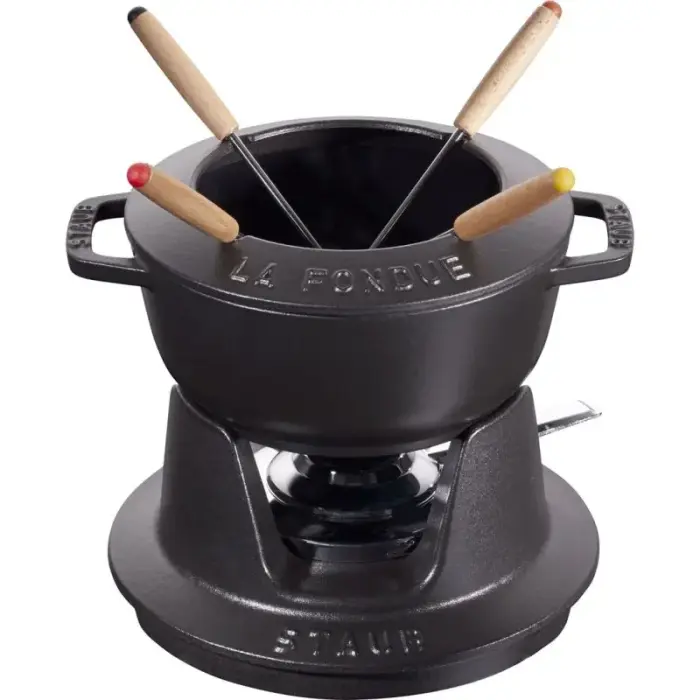 Staub Fondue Set – 16 cm, Black