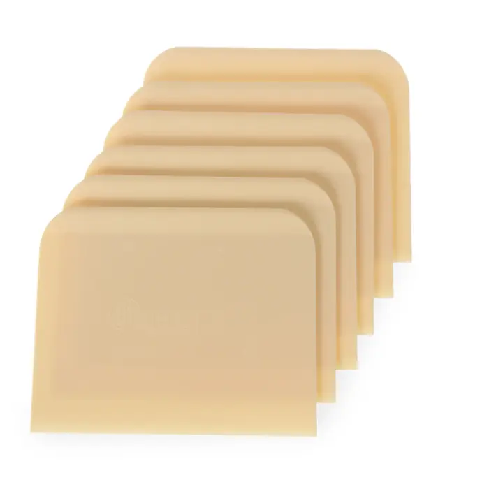 Rectangular Dough Scraper Set, 6 pcs - Hendi 554364