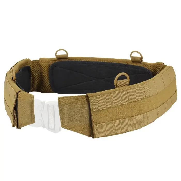 Condor Slim Battle Belt Liner koos MOLLE-ga – Coyote Brown