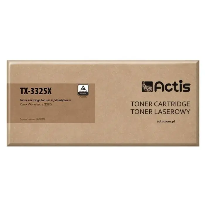 Actis TX-3325X toneris (aizstāj Xerox 106R02312; Standarta; 11 000 lappušu; melns)
