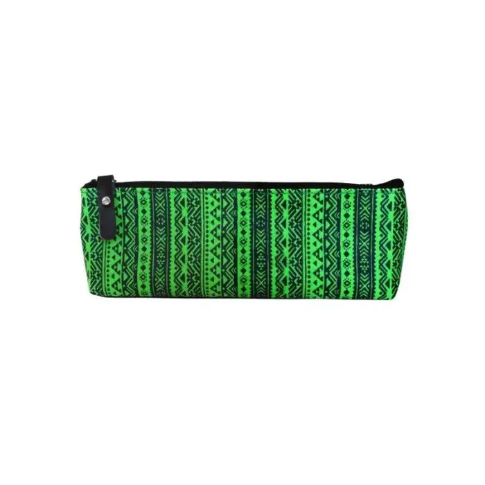 Incood School Pencil Case. Tube, School Pouch, Neon Green - 0031-0060, size UNIWERSALNY