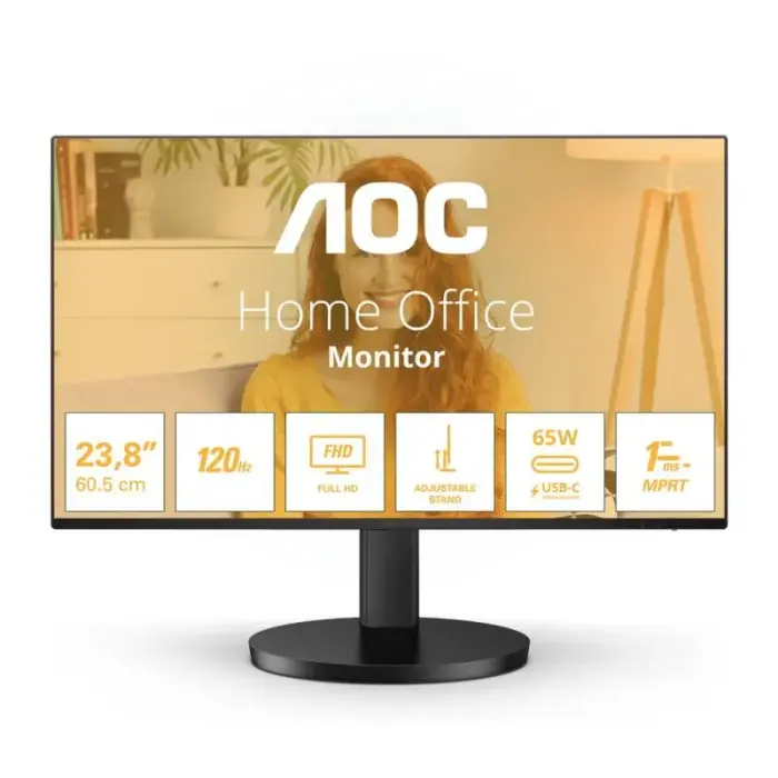 Монитор AOC 23.8" 24B3CF2 LED 100Hz