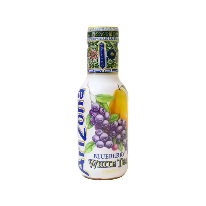ARIZONA Baltā tēja ar mellenēm, 0.45L PET