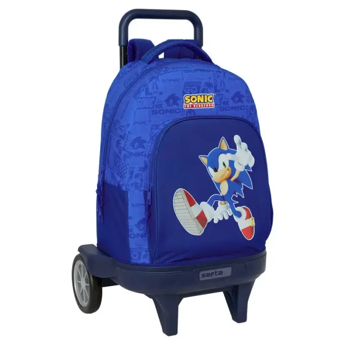 Sonic the Hedgehog Compact Evolution käruga kott 45cm