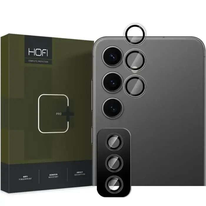 Hofi Camring Pro+ kameras lēcas aizsargs Galaxy S25 Caurspīdīgs