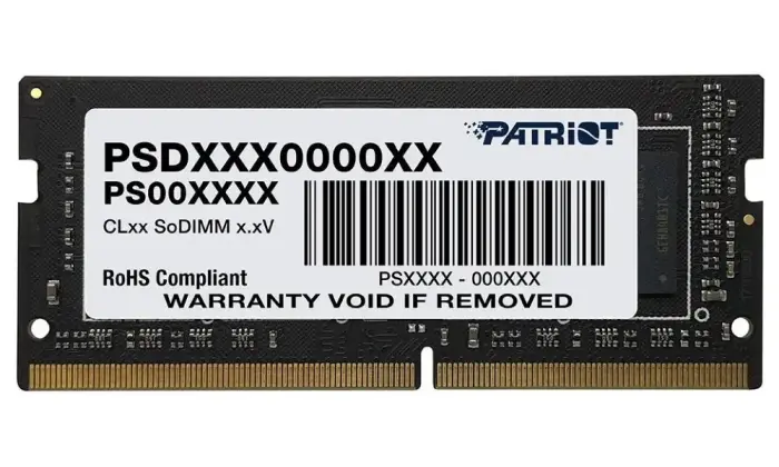 PATRIOT Signature 8GB DDR4 3200MHz / SO-DIMM / CL22