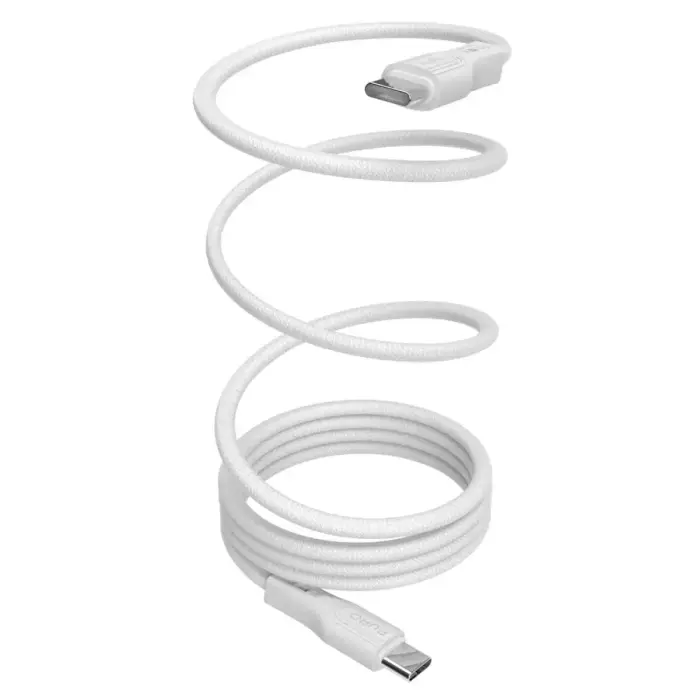 Puro Magnetic data transfer and charging cable | USB-C to USB-C | 60W | 1m | white