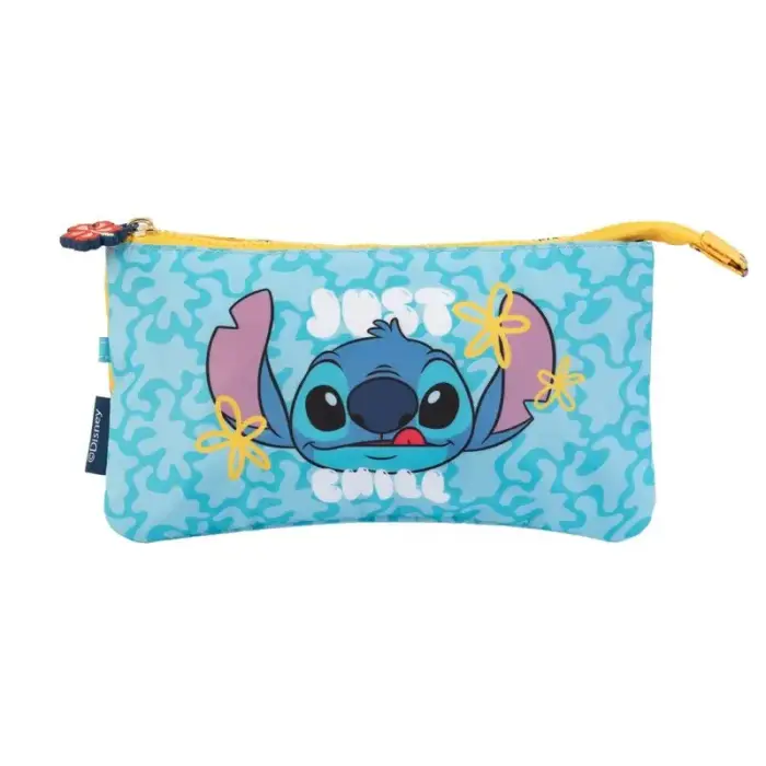 Disney Stitch trīskāršs zīmuļu maciņš