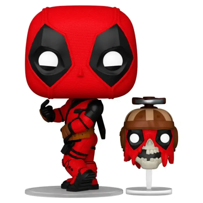 Funko POP kujuke Marvel Deadpool & Wolverine Deadpool koos Headpooliga