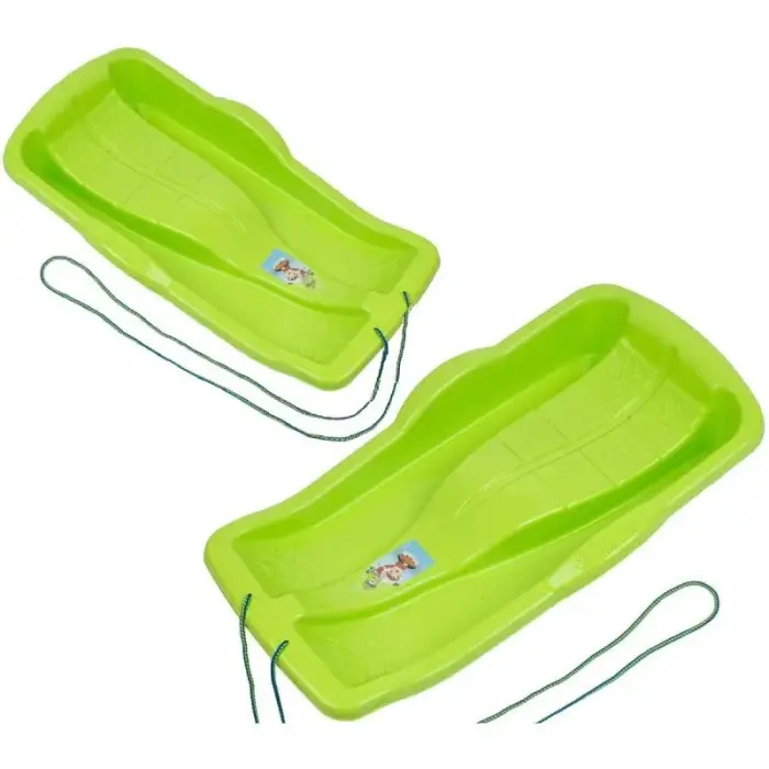 GREEN PLASTIC SLED 1064840